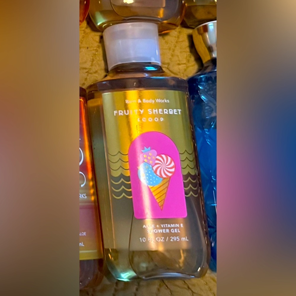 Bath & Body Works FRUITY SHERBET SCOOP - 10 OZ Body Wash 🍓🍊🍋✨